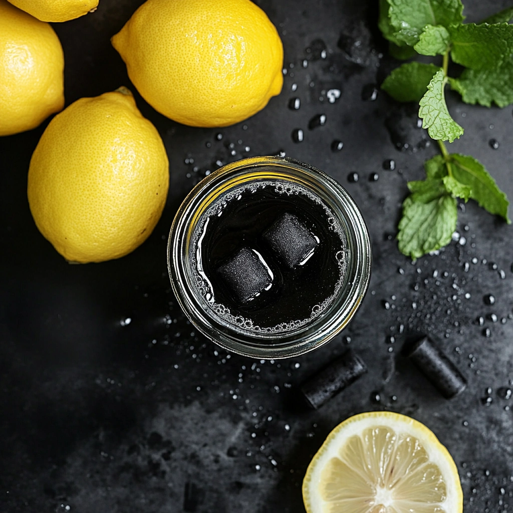 Activated Charcoal Lemonade Detox