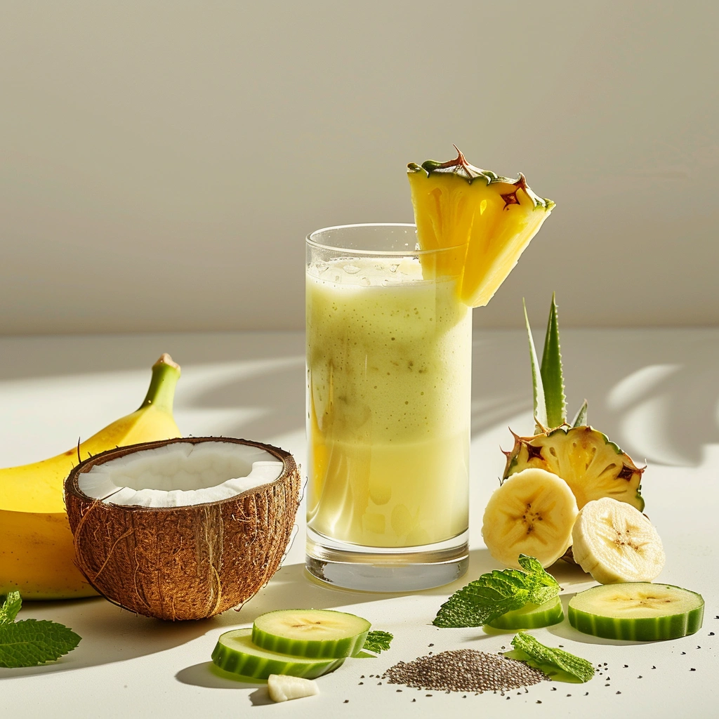 Coconut-Aloe Skin Smoothie