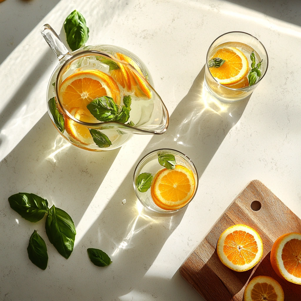 Citrus-Basil Hydration Tonic