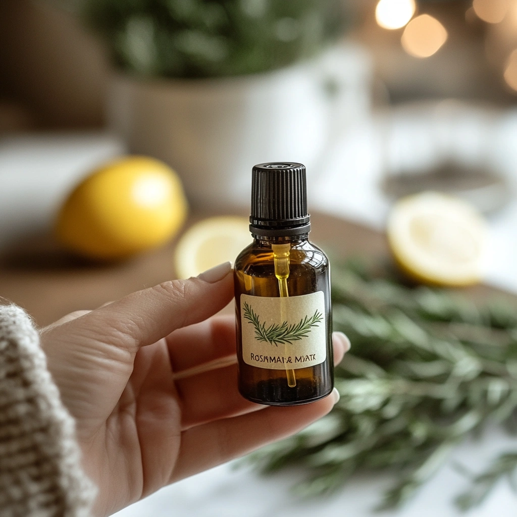Rosemary and lemon aromatherapy