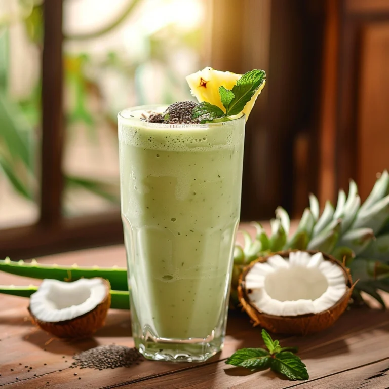 Coconut-Aloe Skin Smoothie