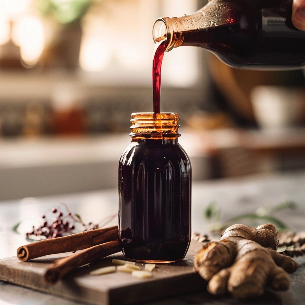 Elderberry Ginger Syrup
