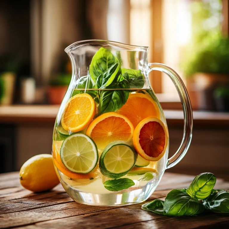 Citrus-Basil Hydration Tonic