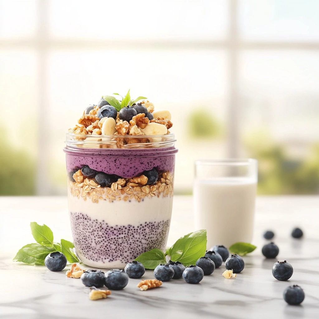 Brain-boosting overnight oats