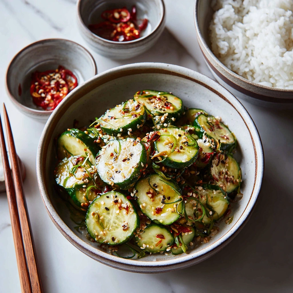 Korean Cucumber Salad Recipe – Quick, Tangy & Authentic