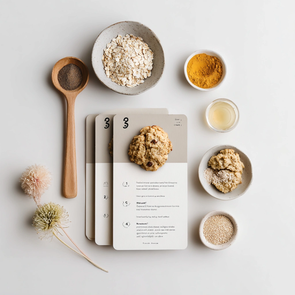Simple Ingredients for 3 Ingredient Oat Cookies